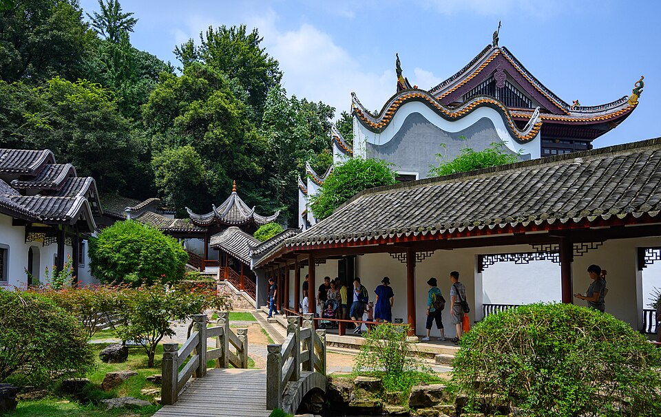 岳麓书院庭院实景